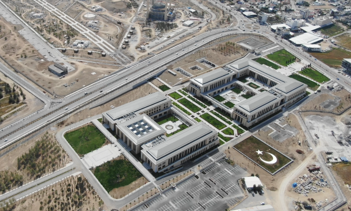 KKTC Cumhurbaşkanlığı Külliyesi Koruma Duvarları